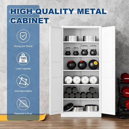Metal Storage Cabinet-71” Tall Steel File Cabinets - Image 4