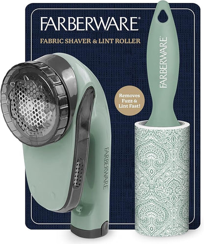 Farberware Large Lint Remover & Fabric Shaver Set – Battery Powered Sweater by BestBrands