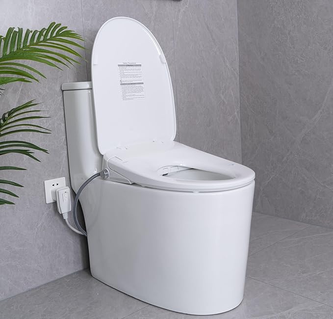 AQUATIZ Elongated Smart Toilet Bidet, Electric Toilet Seat - Image 9