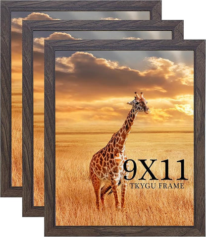 TKYGU 9 x 11 Picture Frame Set of 3, Poster Photo frame, Horizontal and by TKYGU