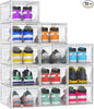 12 Pack Hard Sturdy Thickened Rigid XX Large Shoe Storage Organizer by MCIJRJOI