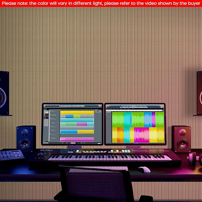 BUBOS 5 Pack Large Acoustic Panels, 47.2" X 23.6" Self-Adhesive Acoustical Wall - Image 9