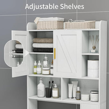 Farmhouse Over The Toilet Storage Cabinet - Image 6