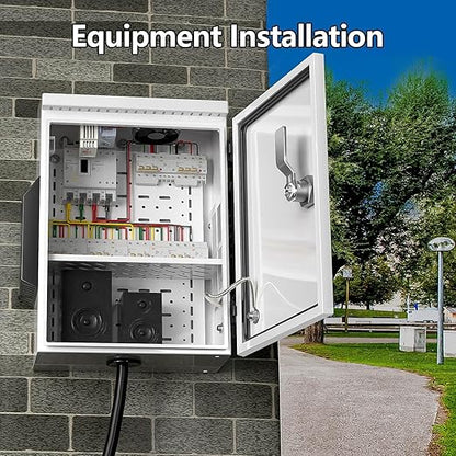 Outdoor Electrical Box with Thermostat and Fan, Cold-Rolled Steel Plate - Image 5
