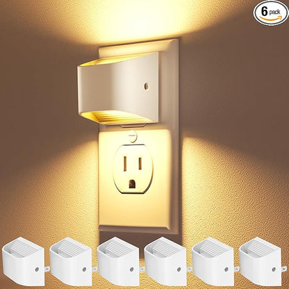 VOLISUN Night Lights Plug into Wall, 6 Pack Up and Down LED Night Light by VOLISUN
