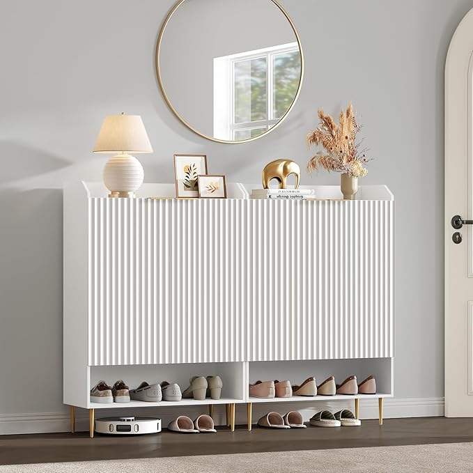 SICOTAS Fluted Shoe Cabinet - Image 7