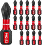 Impact Tough #2 Phillips 1 in. Anti-slip Head Insert Driver Bits by GEINXURN