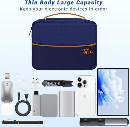 Electronics Organizer, Travel Cord Organizer Pouch, Portable Cable Organizer - Image 4