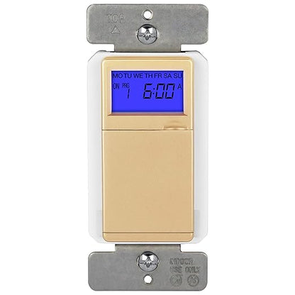 TOPGREENER Digital Astronomic Timer Switch, 7-Day Programmable Sunrise Sunset by TOPGREENER