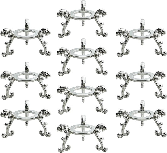 OmyLens 10Pcs Silver Crystal Ball Stand by OmyLens