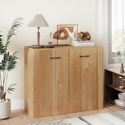 Giantex Modern Storage Cabinet, Anti-Tipping Device, Sturdy Metal Hings - Image 2