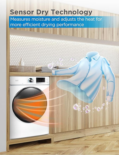 BLACK+DECKER 8.0 Cu. Ft. Electric Front Load Dryer - Image 4