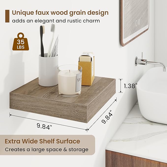 Marsmiles Square Floating Shelves - Image 3