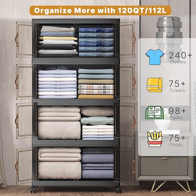 Extra Large Stackable Storage Bins - Image 6
