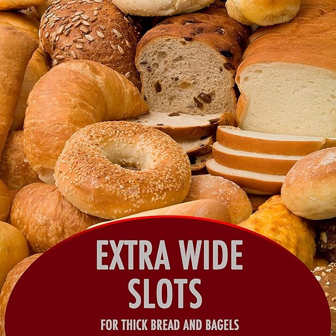 Rae Dunn Retro Rounded Bread Toaster, 2 Slice Stainless Steel Toaster - Image 6