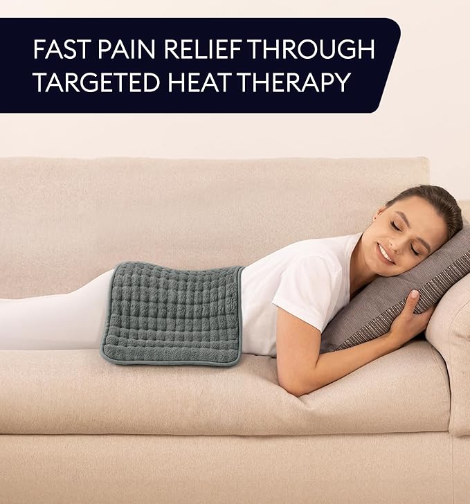 GENIANI Electric Heating Pad for Back Pain & Cramps Relief, Electric Throw - Image 4
