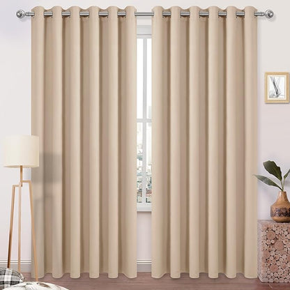DWCN Blackout Curtains 84 Inches Long, 70 Inch Wide Living Room Drapes by DWCN