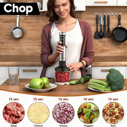 Blackcow Immersion Blender Handheld, 800W Powerful Electric Hand Blender - Image 6