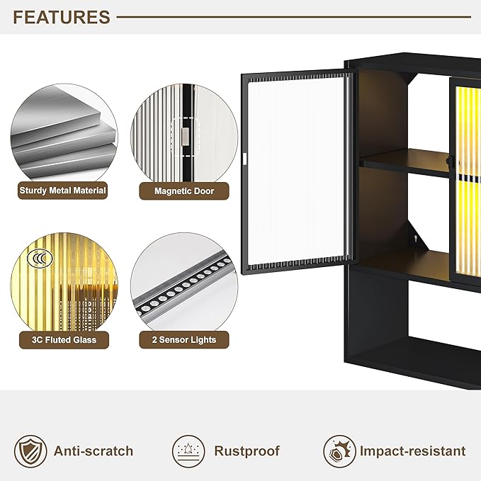 Wall Mounted Bathroom Cabinet - Image 4