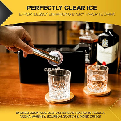 Clear Ice Ball Maker for Whiskey & Cocktails – 8 Large 2" Crystal Ice Spheres – - Image 6