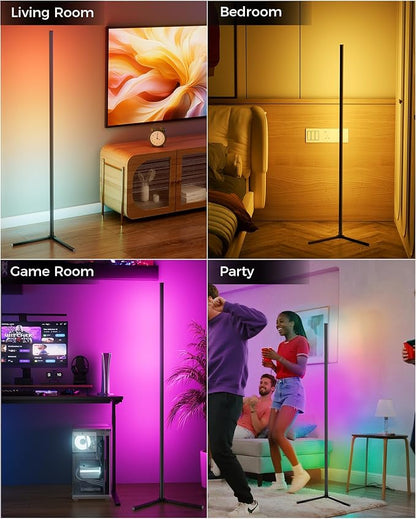 boostool LED Corner Lamp, 216 Dynamic Light Effects and Music Sync - Image 8