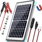 POWOXI 10W 12V Magnetic Solar Battery Trickle Charger Maintainer, Built-in MPPT by POWOXI