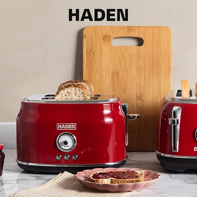 Haden Dorset 2 Slice Wide Slot Stainless Steel Toaster - Image 6