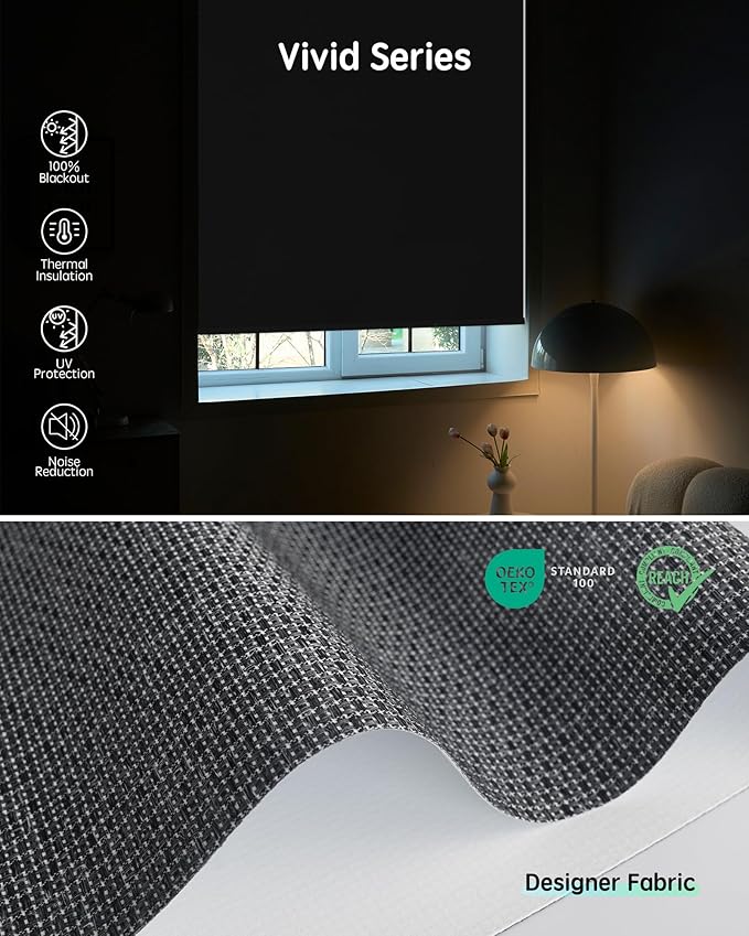 Yoolax Motorized Blinds with Remote, Smart Blinds - Image 6