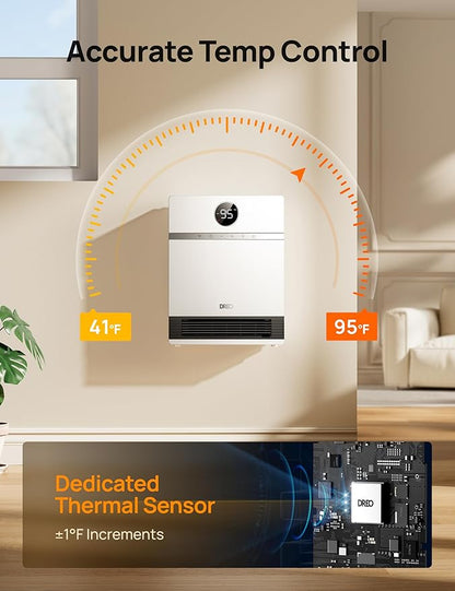 DREO Smart Wall Heater for Bathroom, IP24 Electric Space Heater - Image 6
