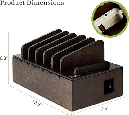 Prosumer's Choice Multi Device Charging Station Wood - Image 4