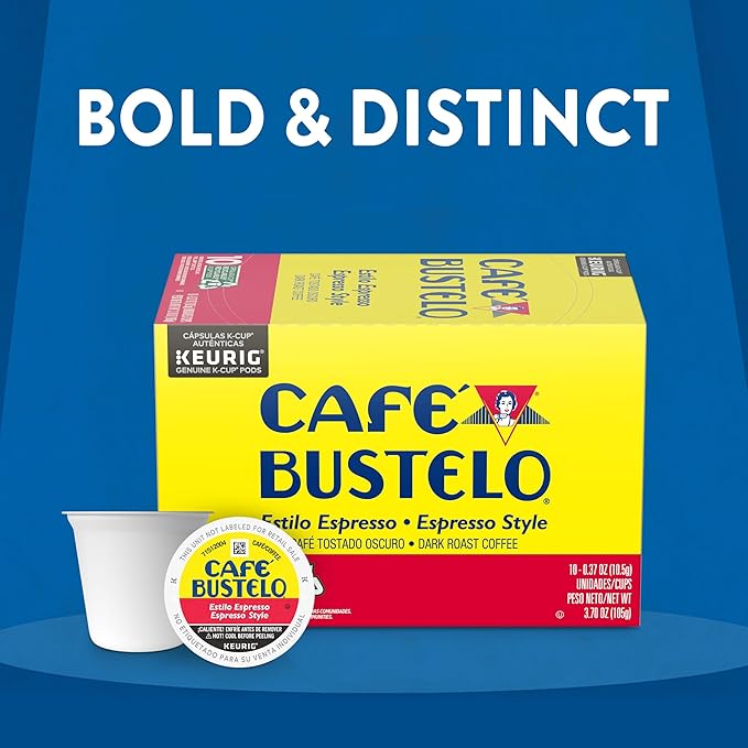 Café Bustelo Espresso Style Dark Roast Coffee, Keurig K-Cup pods - Image 2