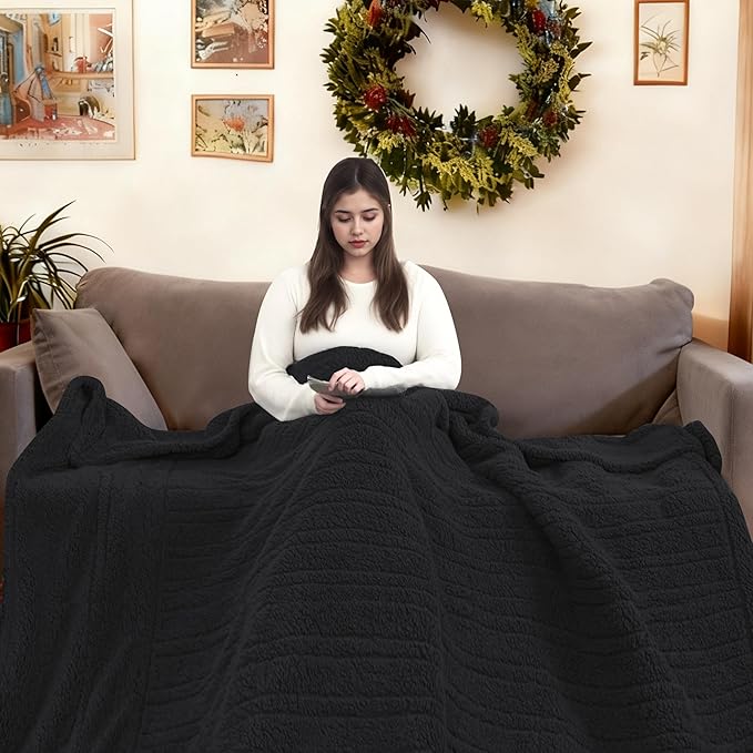 Electric Heated Blanket Full Size 72"×84" - Image 2