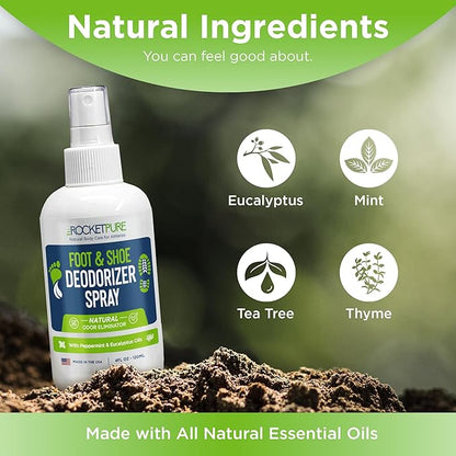 Rocket Pure Natural Foot & Shoe Deodorizer Spray - Image 3