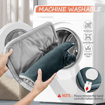 Neck Heating Pad Gifts for Dad, XL Weighted Shoulder Heat Pad, Back Pain Relief - Image 6