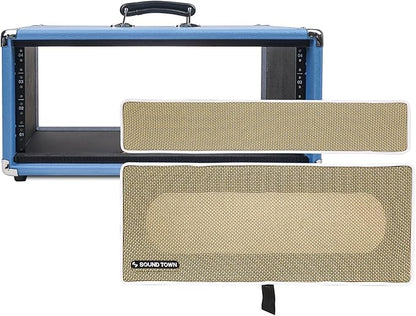 Sound Town Vintage 4U Amp Rack Case, 12.5" Depth - Image 4