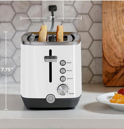 GE 2 Slice Toaster, Extra Wide Slots - Image 2