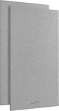 AudioSilk Acoustic Panels, 2 Pack, Mid Grey by AudioSilk