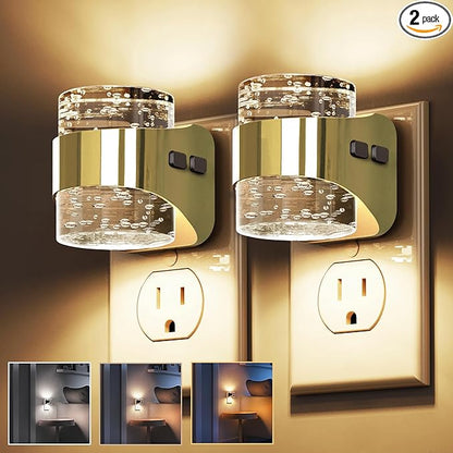 L LOHAS LED 2 Pack 3CCT Night Lights Plug into Wall, 3000K/4000k/5000K by LLOHASLED
