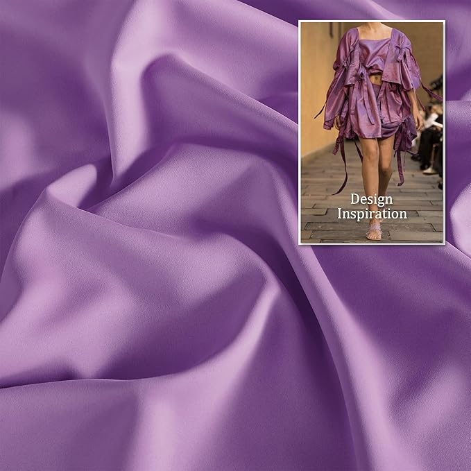 DUALIFE Amethyst Orchid Purple Blackout Curtain Panels/Drapes - Image 4