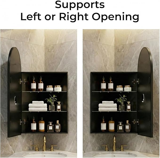LED Corner Medicine Cabinet - Image 5