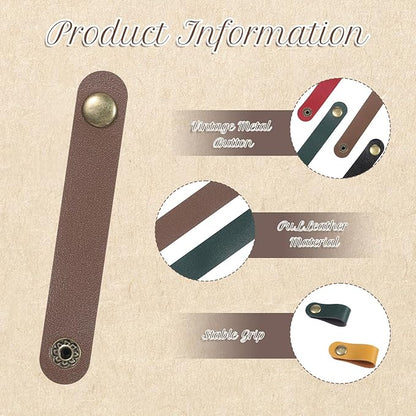 20 PCS PU Leather Cord Organizer - Image 3