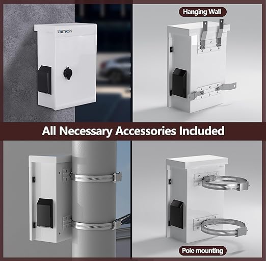 Outdoor Electrical Box with Thermostat and Fan, Cold-Rolled Steel Plate - Image 5