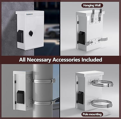 Outdoor Electrical Box with Thermostat and Fan, Cold-Rolled Steel Plate - Image 5