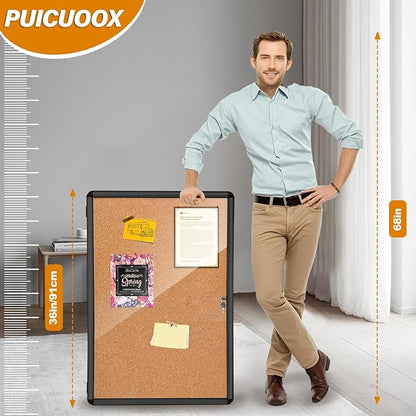 36"x24" Outdoor Enclosed Bulletin Board - Image 2