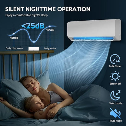 18000 BTU Mini Split Air Conditioner ＆ Heat Pump - 230V Wall Mount Ductless - Image 4