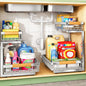 Under Sink Organizer, Stainless Steel 1-Pack 2 Tier Under Sink Organizers and by Kitstorack