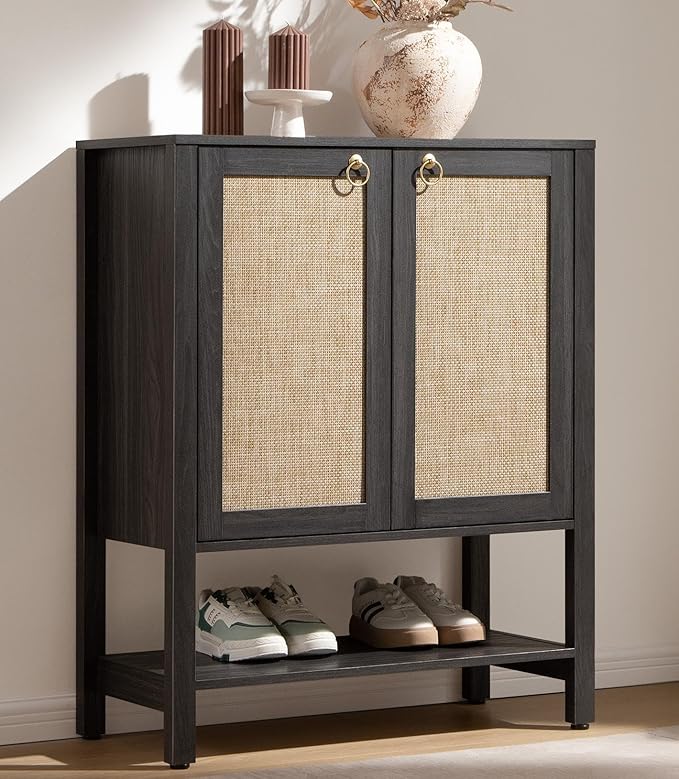 SICOTAS Rattan Shoe Storage Cabinet by SICOTAS