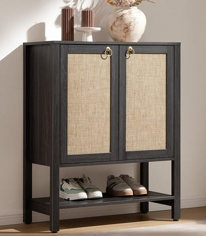 SICOTAS Rattan Shoe Storage Cabinet by SICOTAS