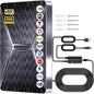 2026 Upgraded Indoor TV Antenna, 3600+ Miles Range HD Digital Antenna by AXEVOITVANTENNA