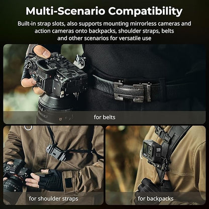 SMALLRIG Camera Clip with Plate, Quick Release System, Max Payload 40kg/88lb - Image 7